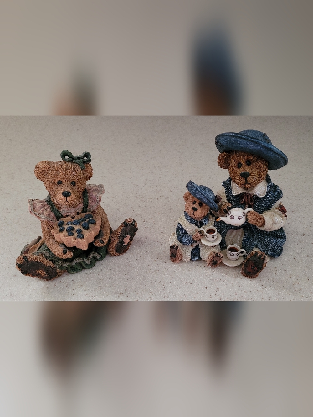Boyds Bears With Tea And Treats
